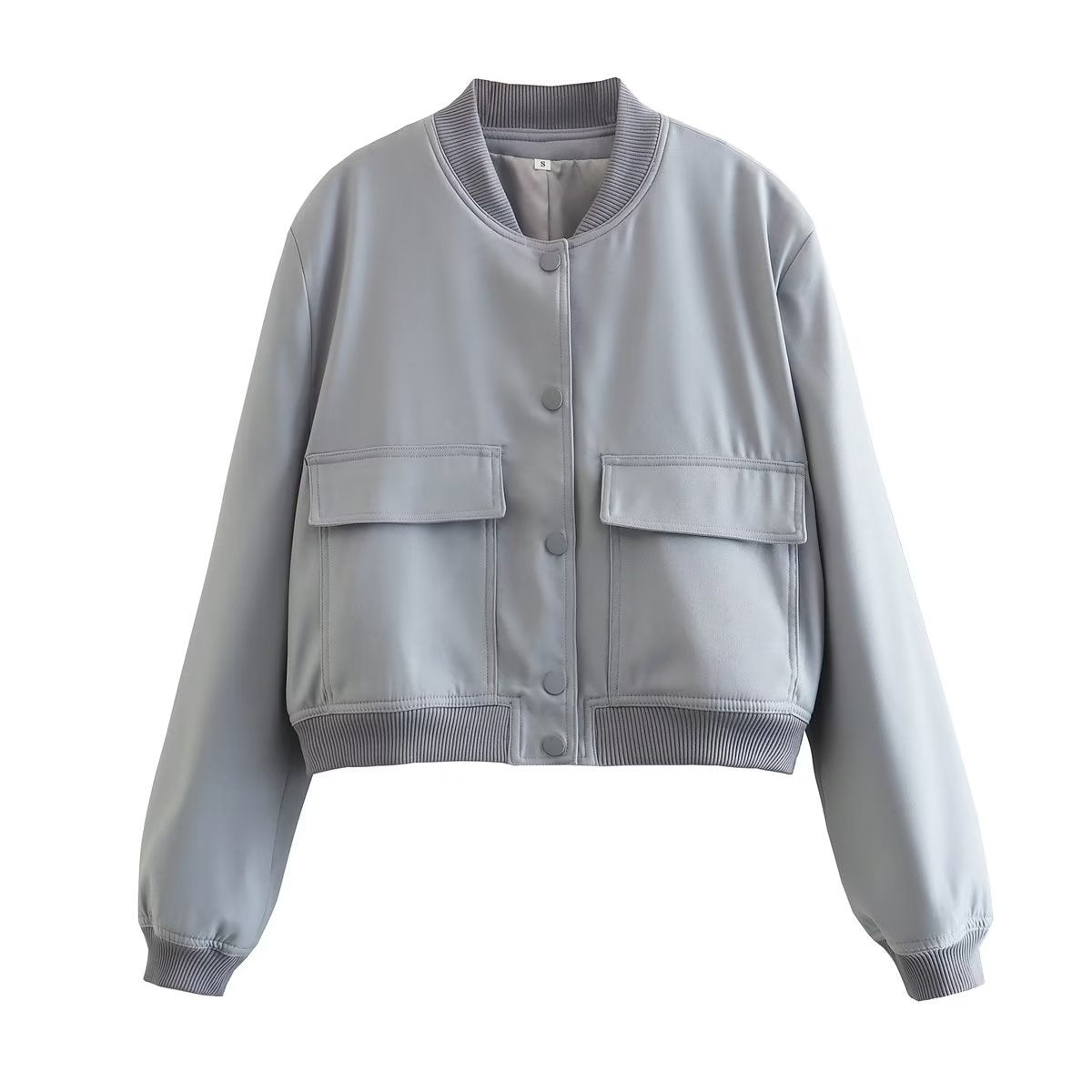 Senna | Minimal bomber met utility pockets