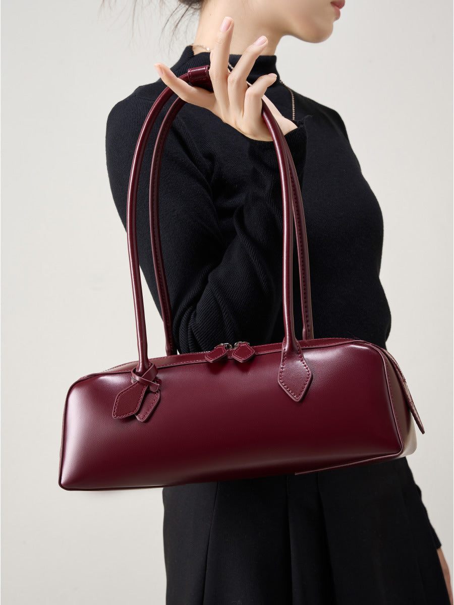 Claire | Luxe baguette tas in hoogglans