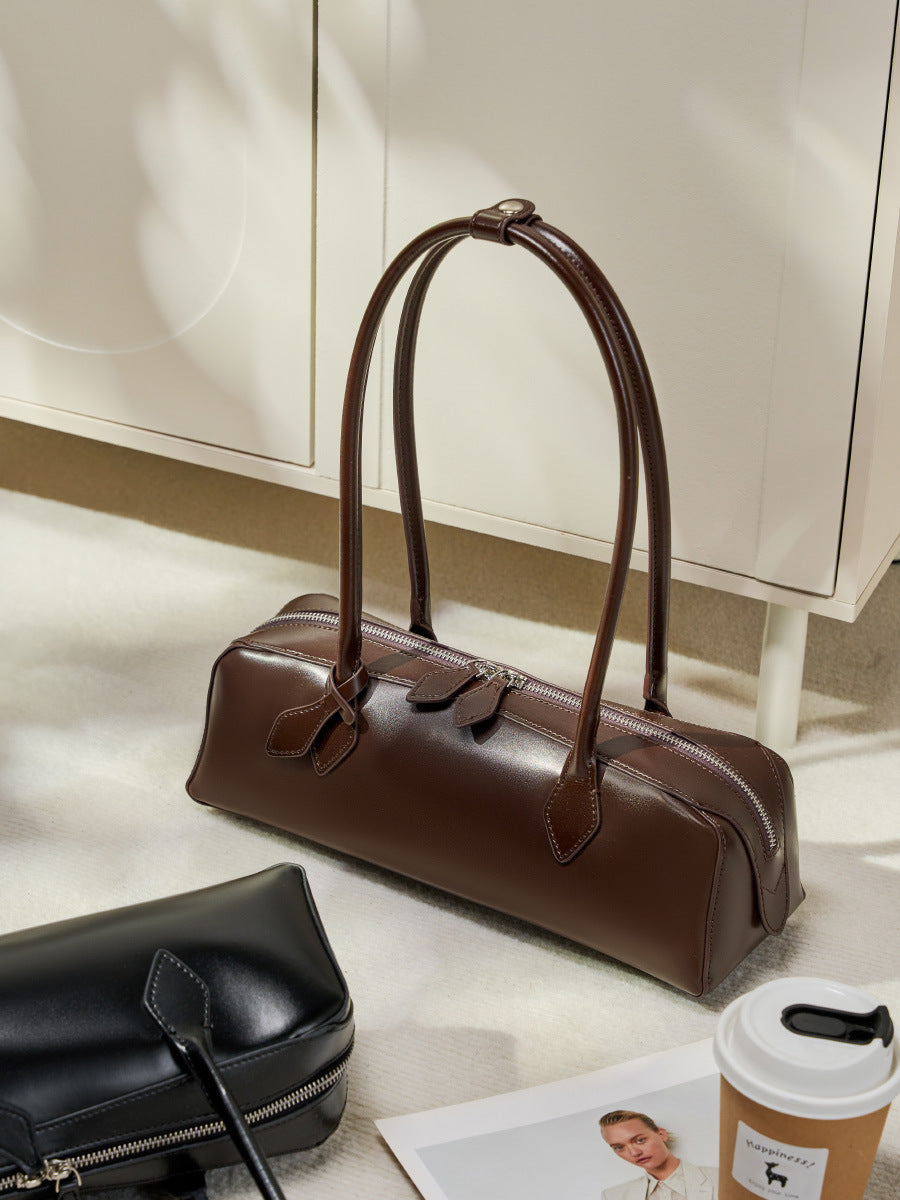 Claire | Luxe baguette tas in hoogglans