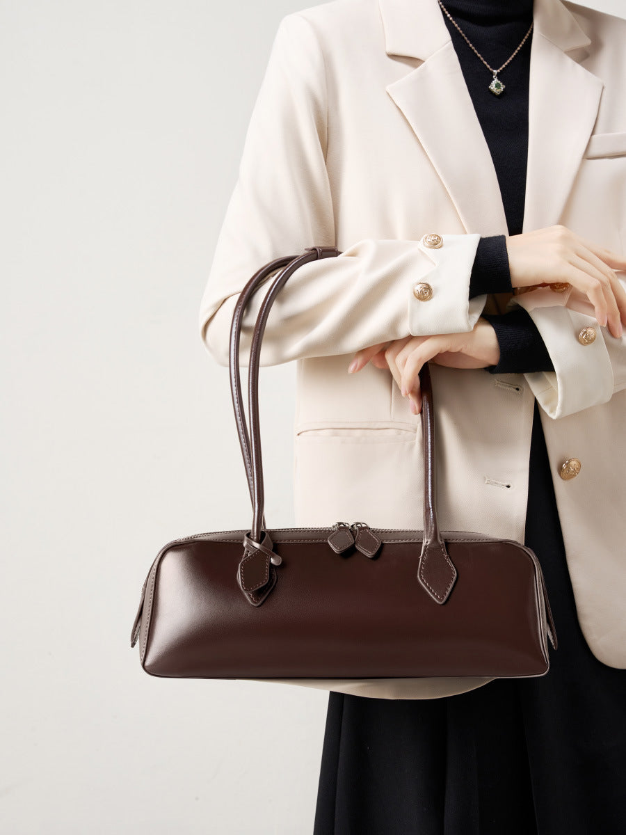 Claire | Luxe baguette tas in hoogglans