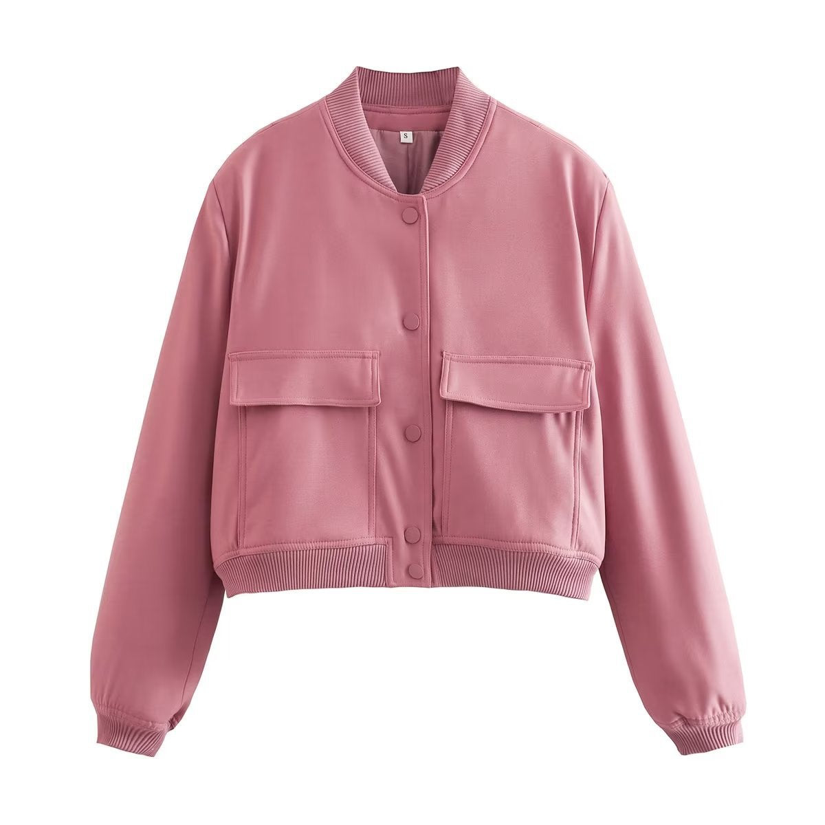 Senna | Minimal bomber met utility pockets