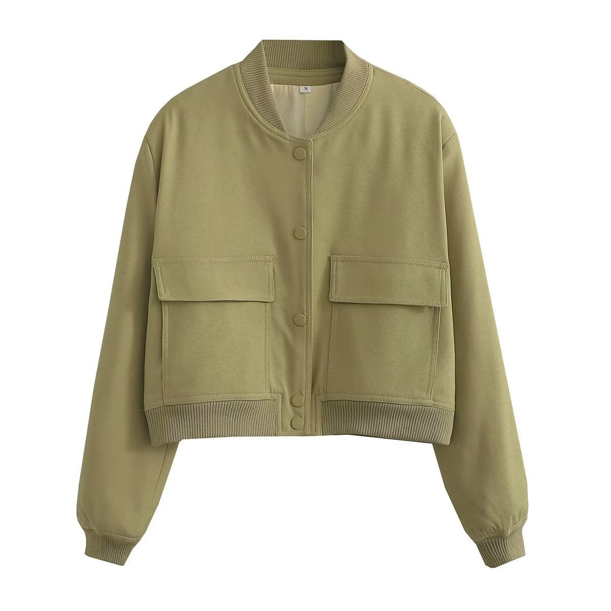 Senna | Minimal bomber met utility pockets
