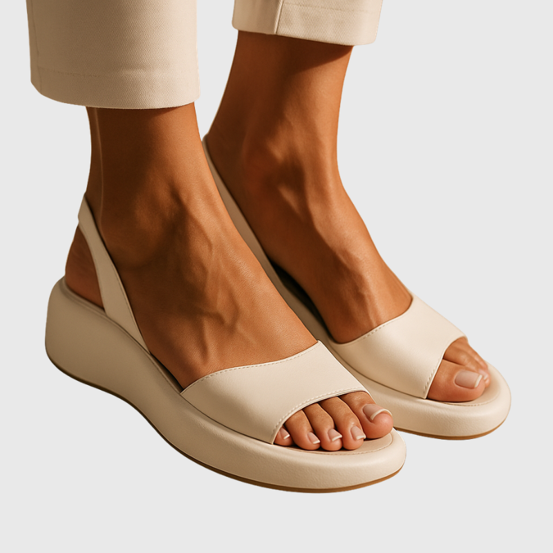Aline | Sandales compensées minimalistes