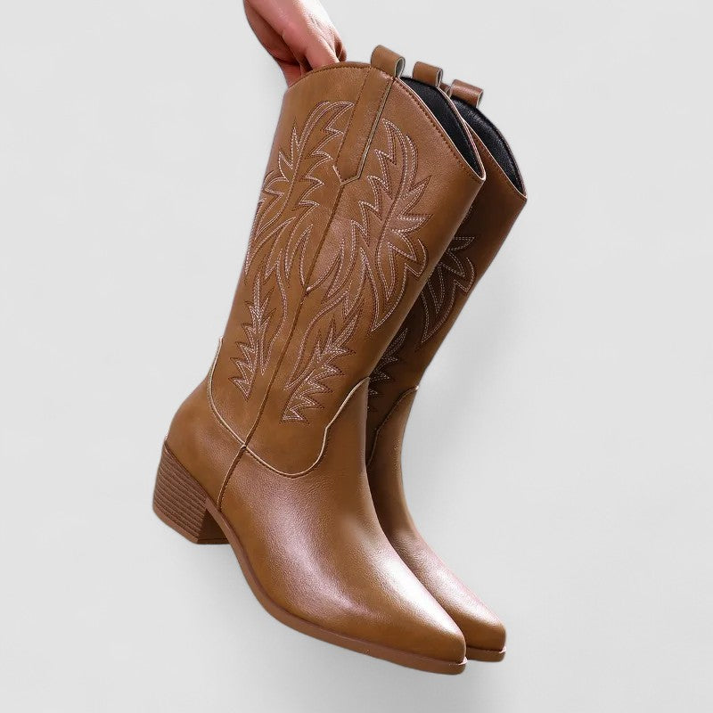 Salomé | Bottes Campagnardes Brodées