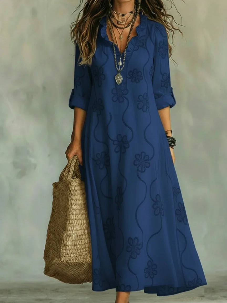 Sienna | Robe Maxi Fleurie Élégante