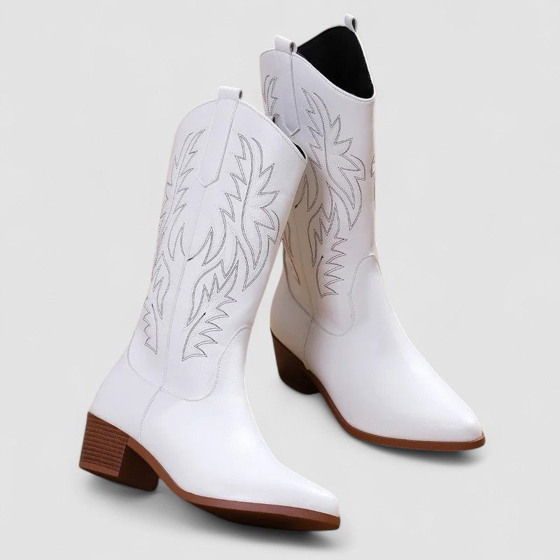 Salomé | Bottes Campagnardes Brodées