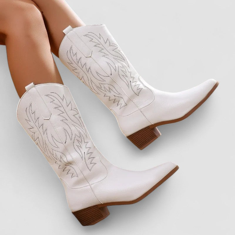 Salomé | Bottes Campagnardes Brodées