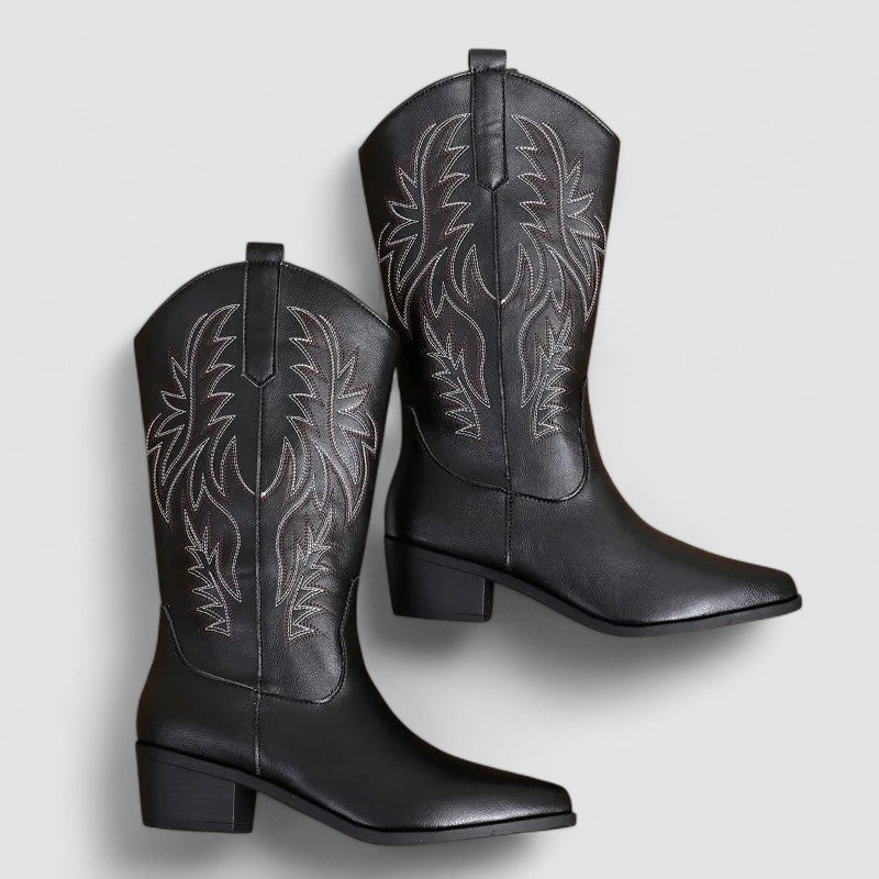 Salomé | Bottes Campagnardes Brodées