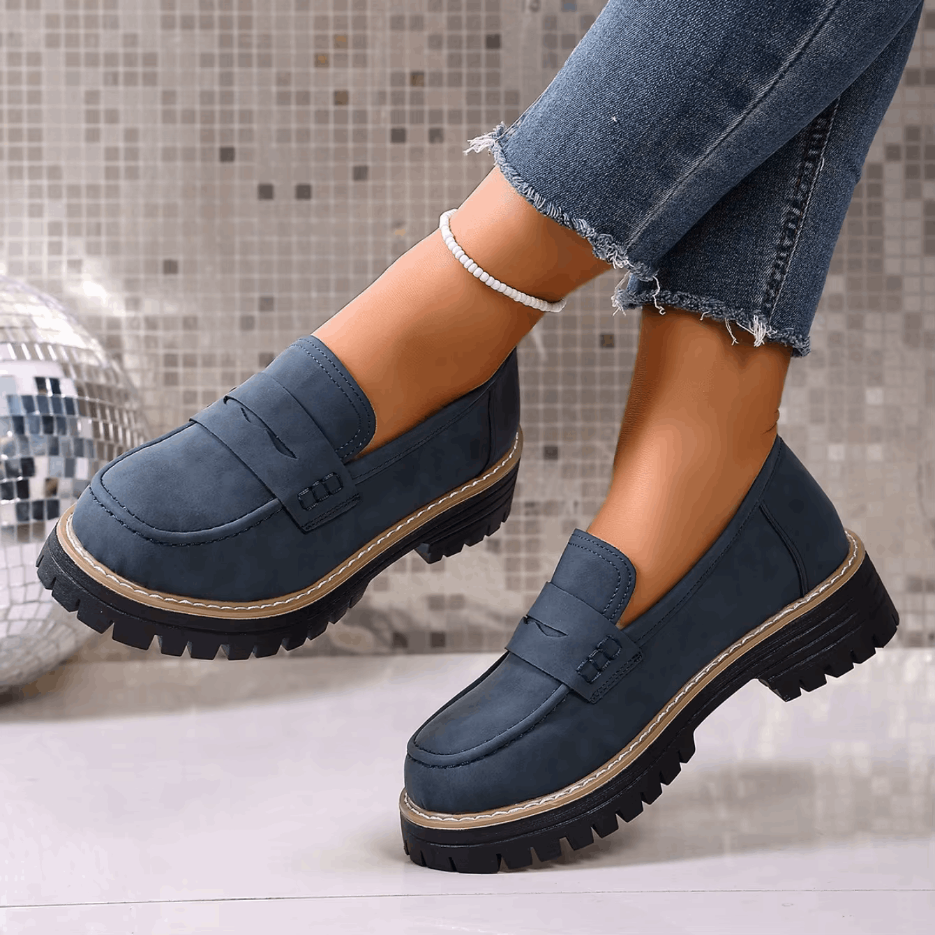 Sophie | Mocassins Confort à Semelle Épaisse