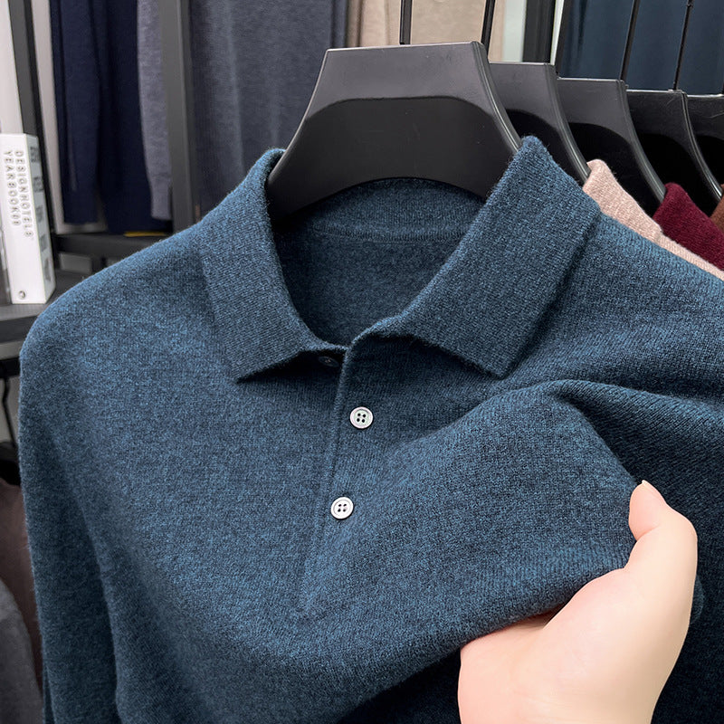 Mauro | Poloshirt met lange mouwen