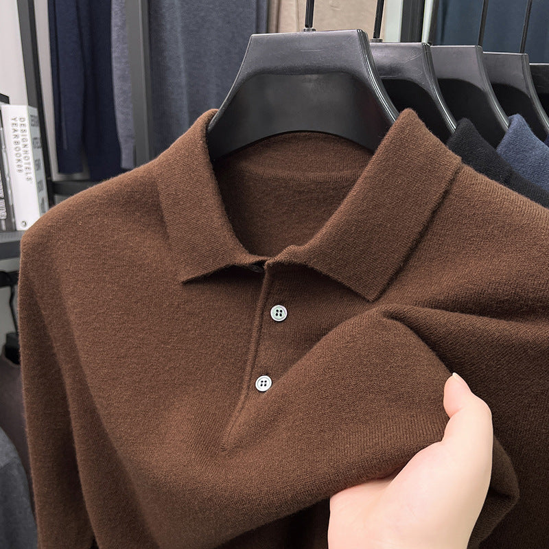 Mauro | Poloshirt met lange mouwen