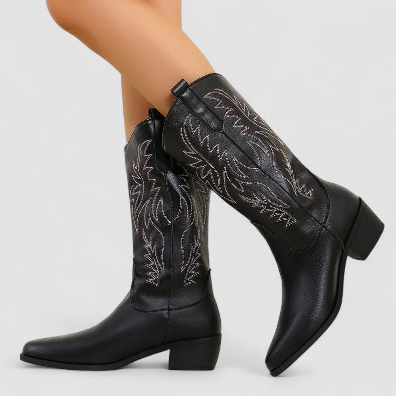 Salomé | Bottes Campagnardes Brodées