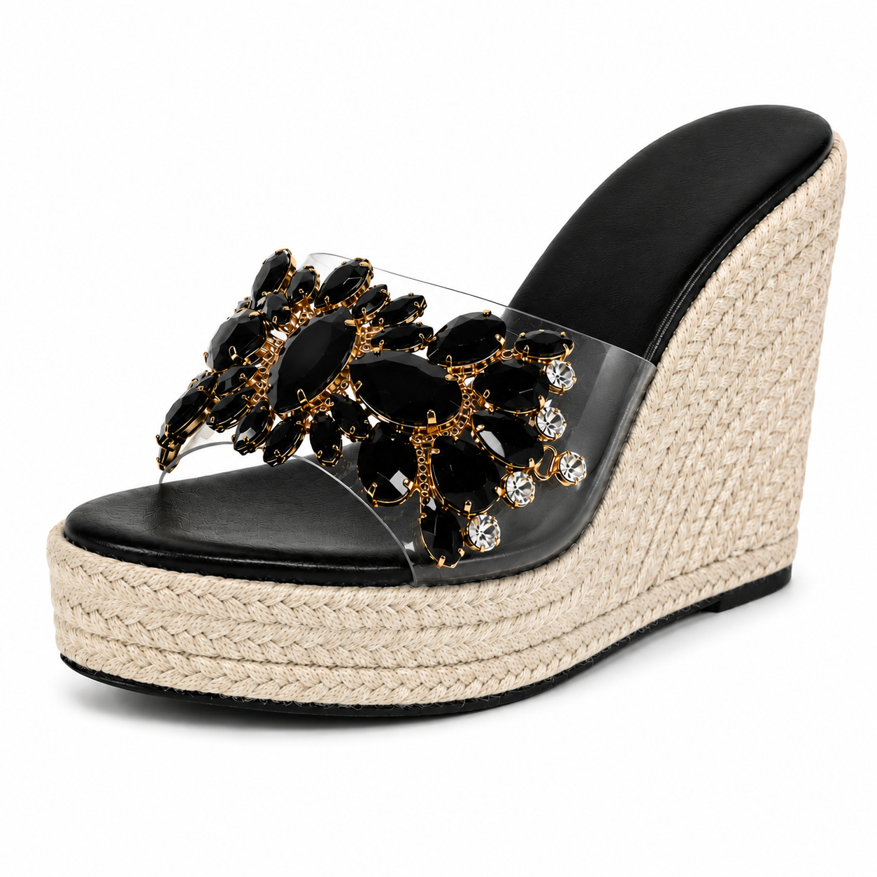 Isabella | Sandales à Talons Ornées de Cristaux