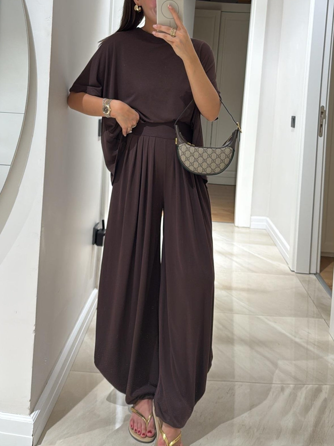 Sofi | Loungewear set met plissébroek en comfy top