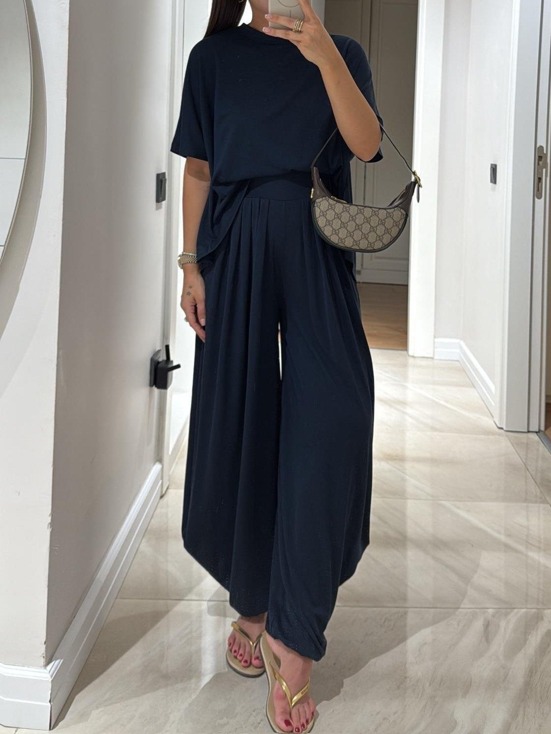Sofi | Loungewear set met plissébroek en comfy top
