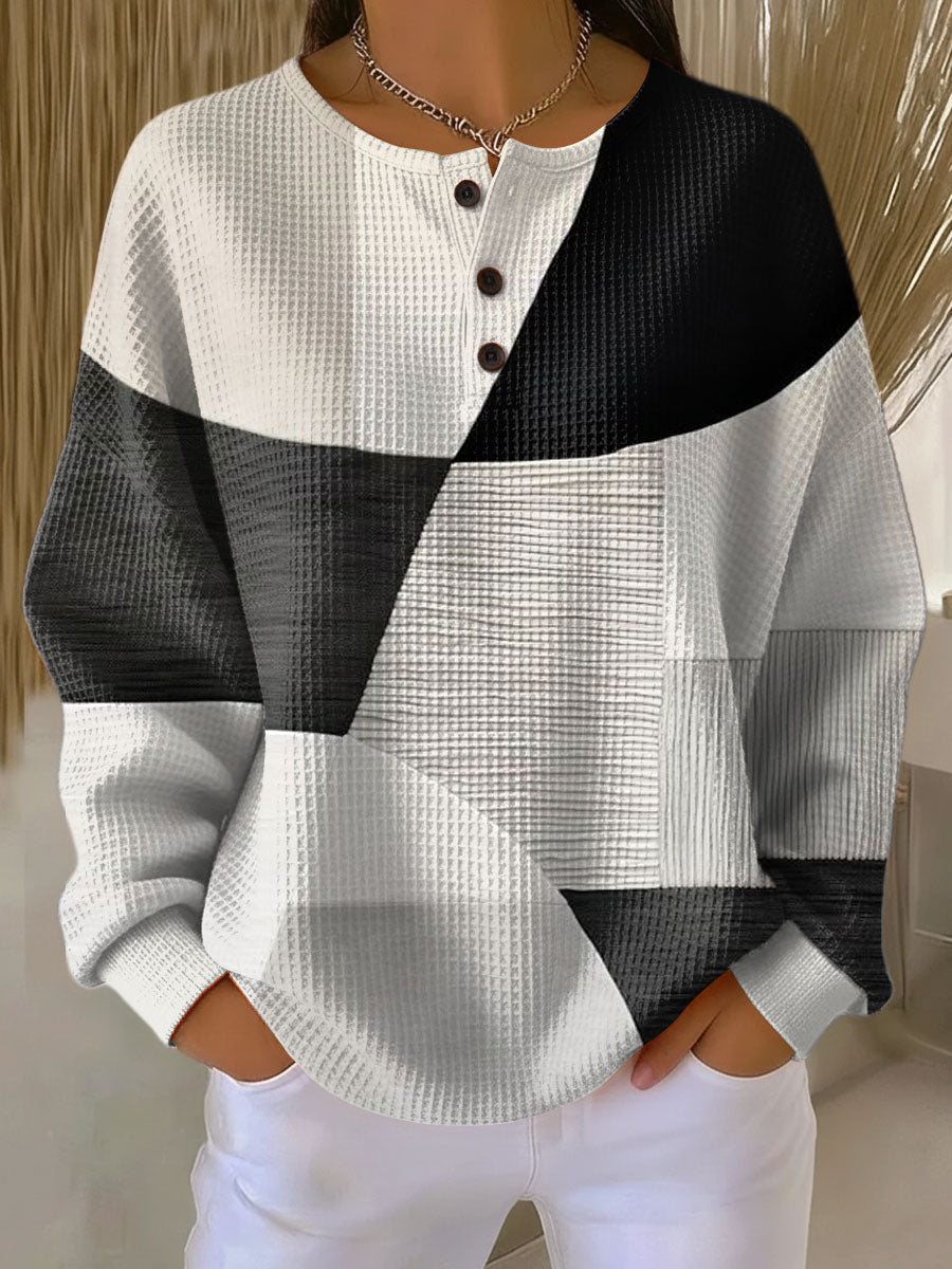 Consuelo | Pull Gofré à Double Couche