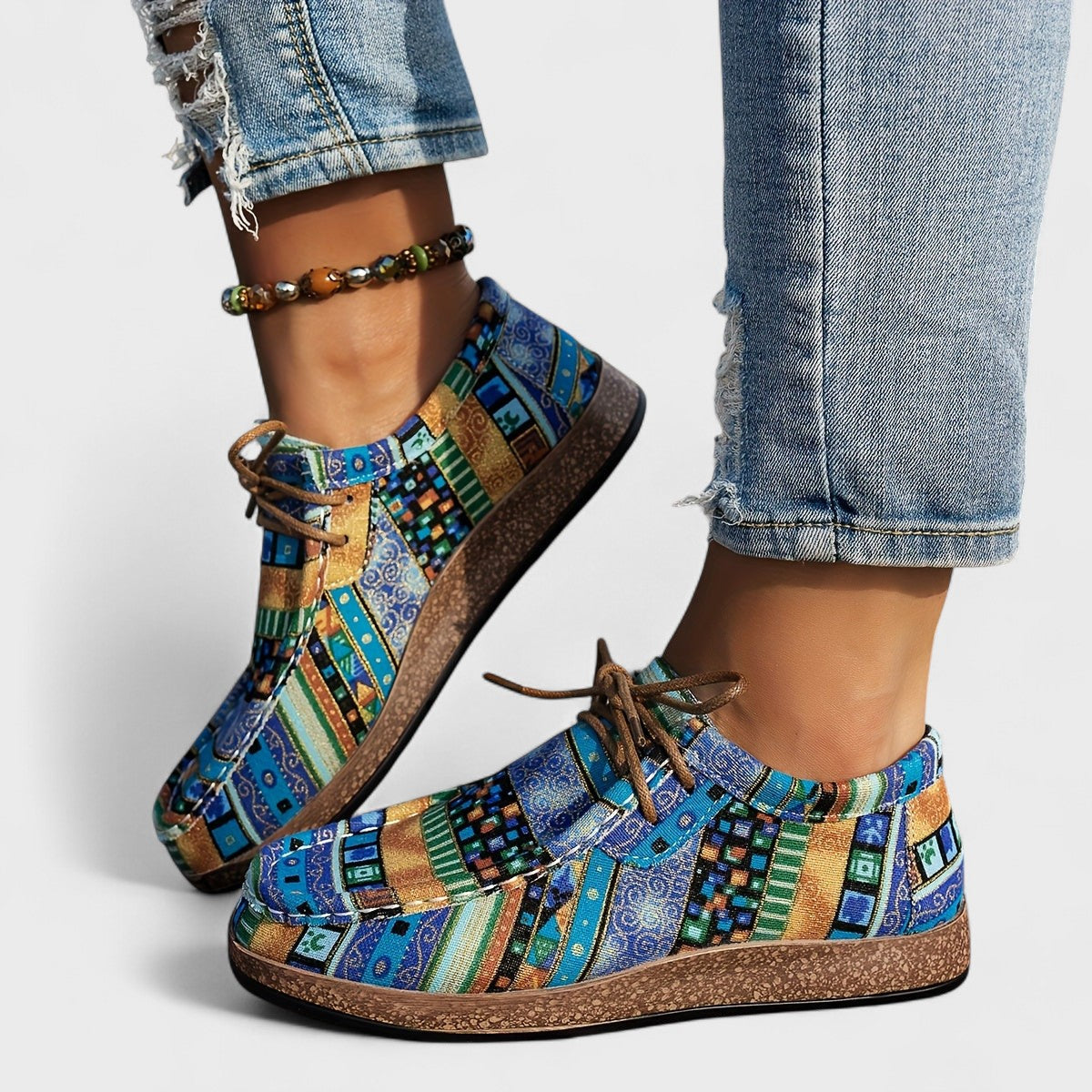 Aurore | Mocassins Patchwork Bohèmes