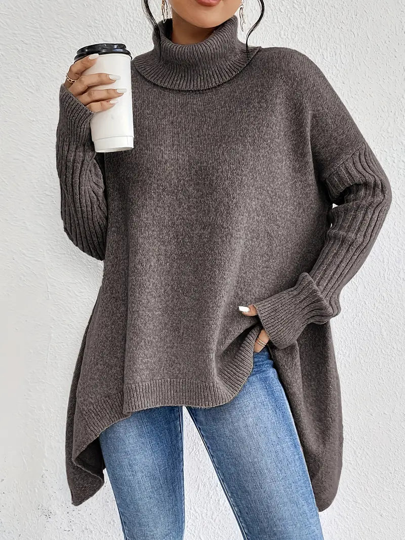 Soline | Pull oversize à col montant