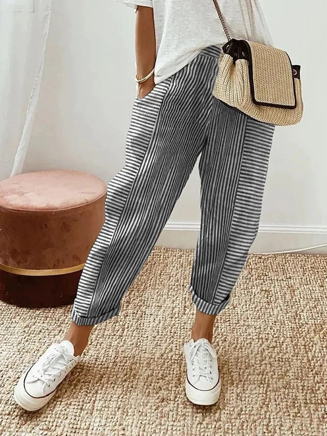 Rhea | Gestreepte Pantalon