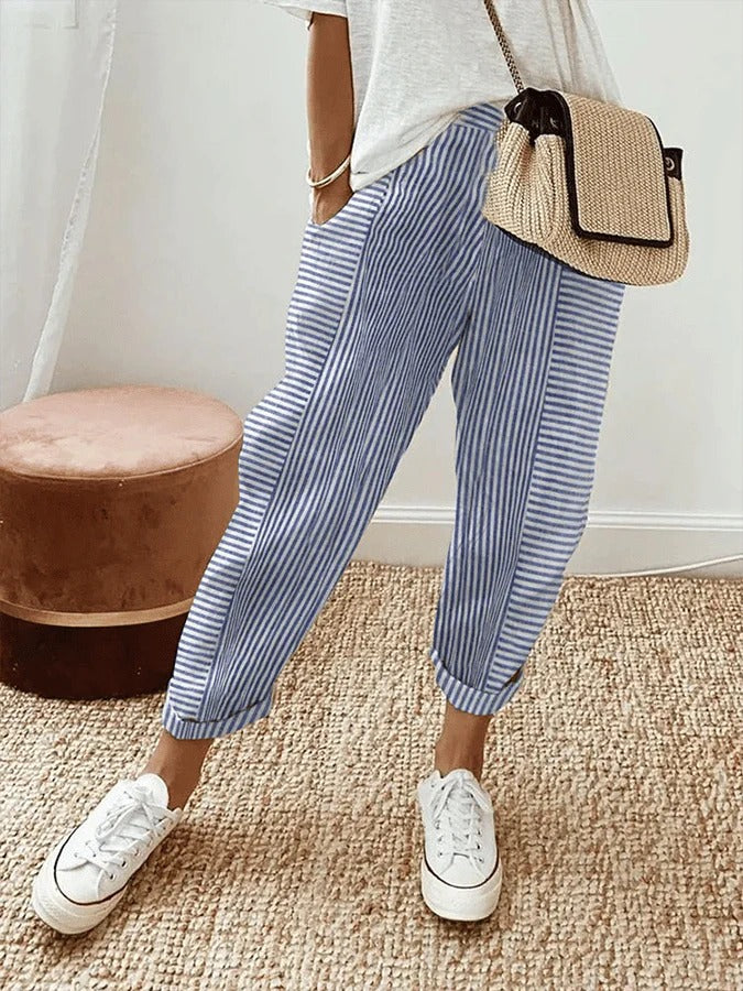 Rhea | Gestreepte Pantalon