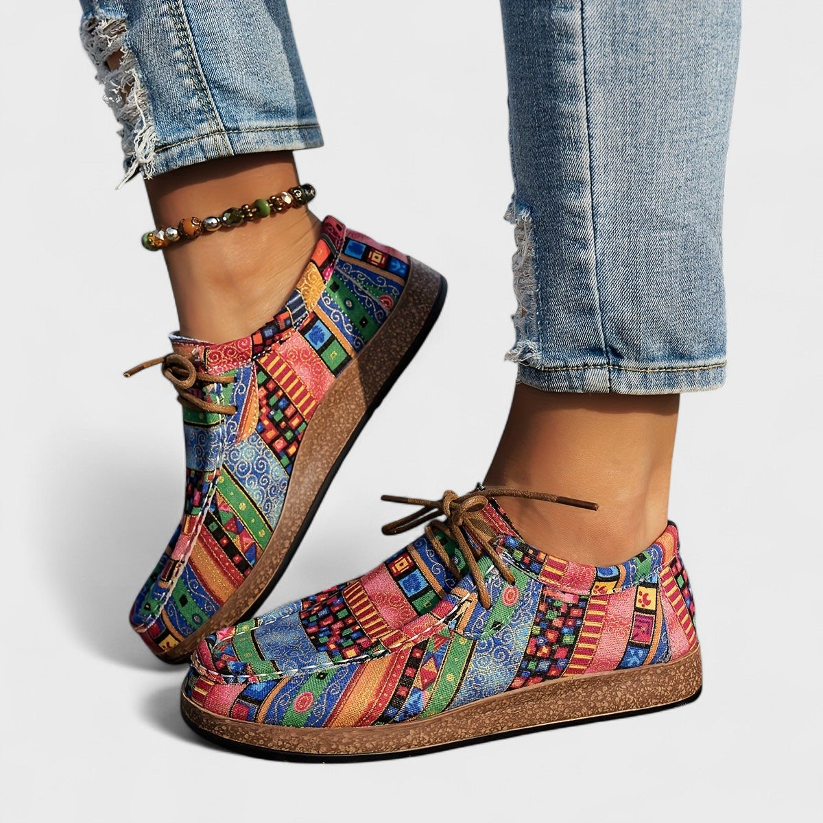 Aurore | Mocassins Patchwork Bohèmes
