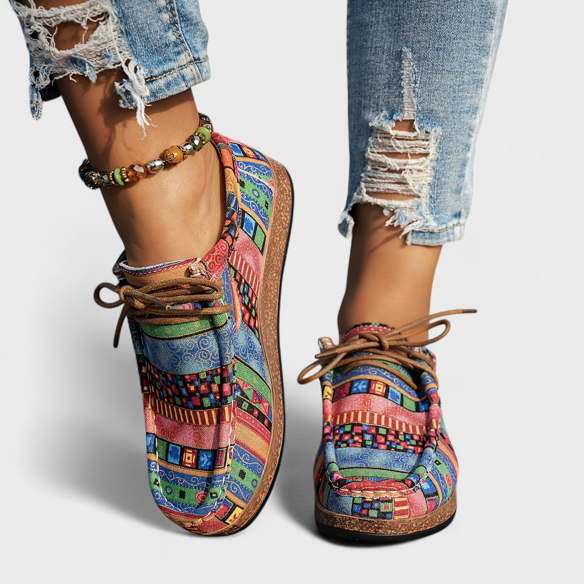 Aurore | Mocassins Patchwork Bohèmes