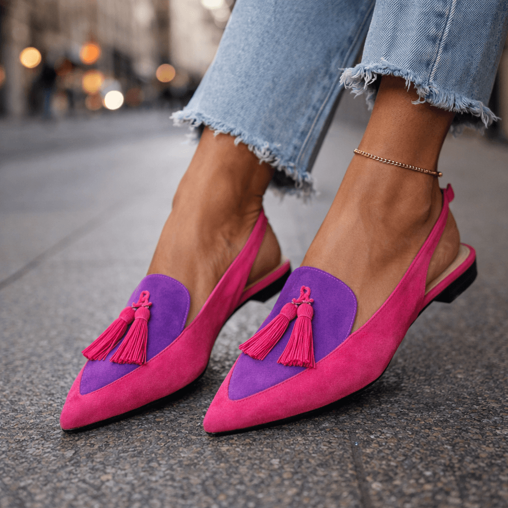Elena | Sandales avec lanières et franges