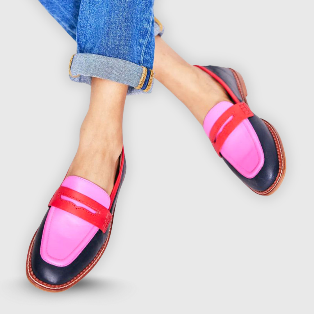 Giuliana | Mocassins en couleurs contrastées
