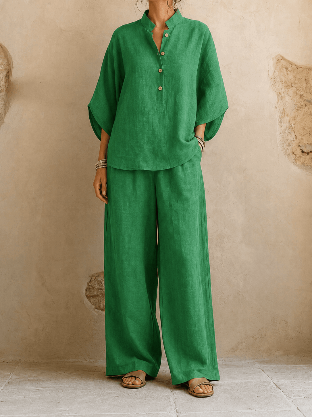 Maribel | Ensemble Fluide à Pantalon Large