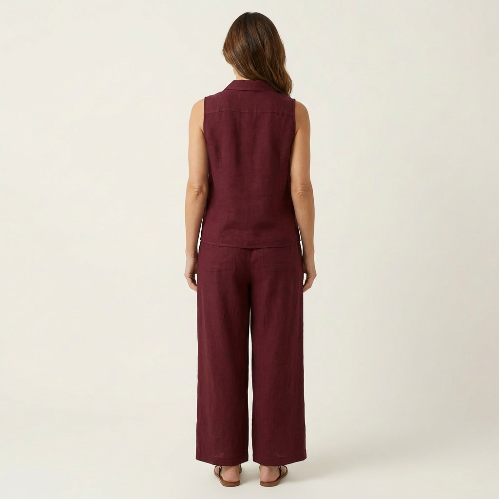 Twiila | Ensemble Top Croisé & Pantalon Large