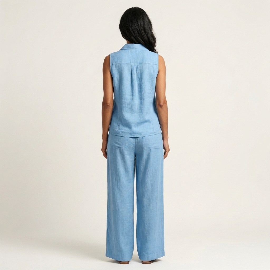 Twiila | Ensemble Top Croisé & Pantalon Large