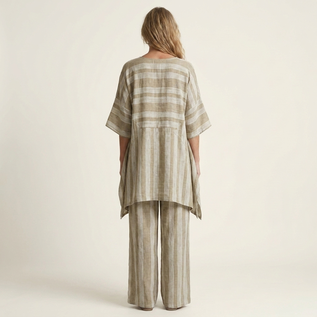Amandine | Ensemble Rayé Ample
