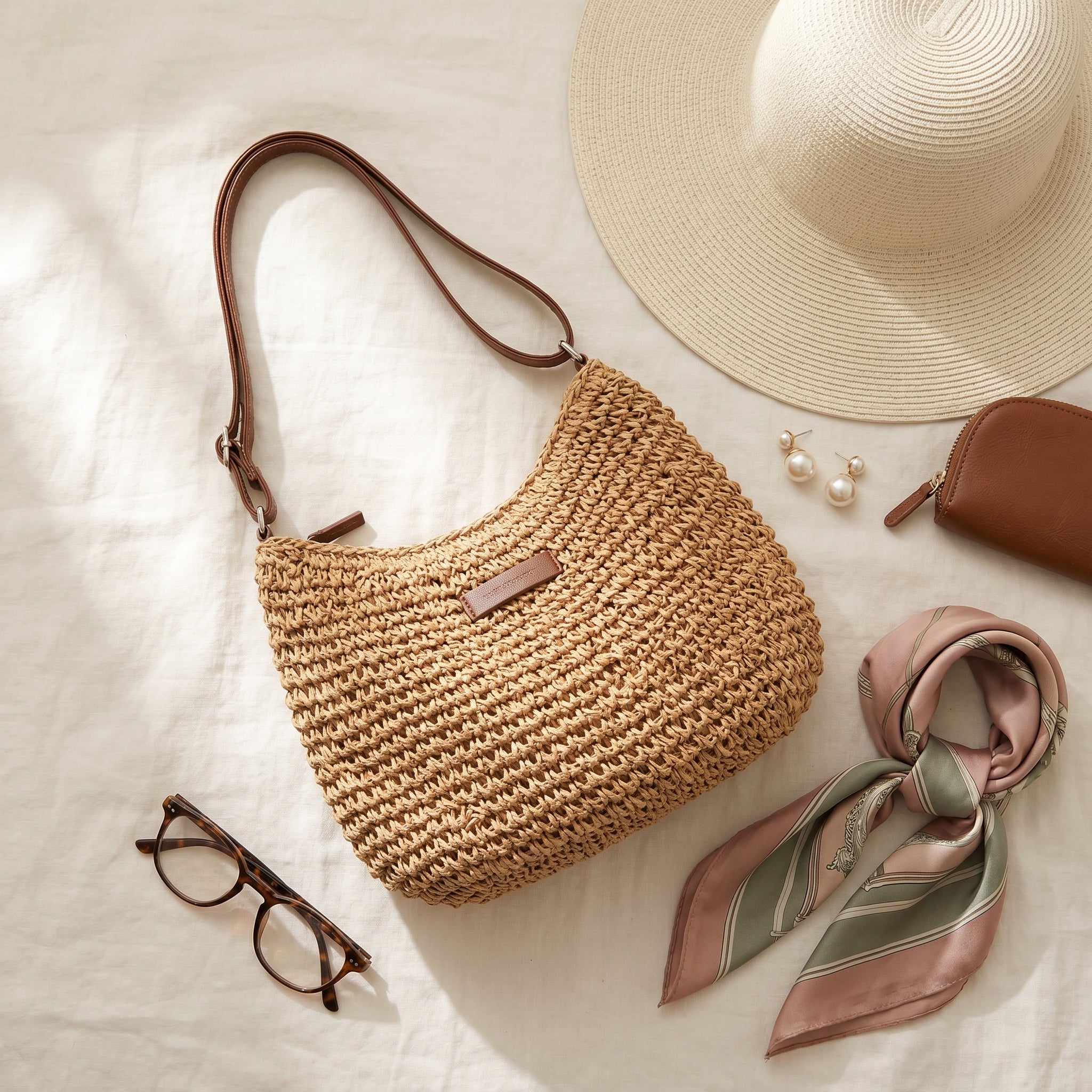 Simona | Sac à Bandoulière Tressé