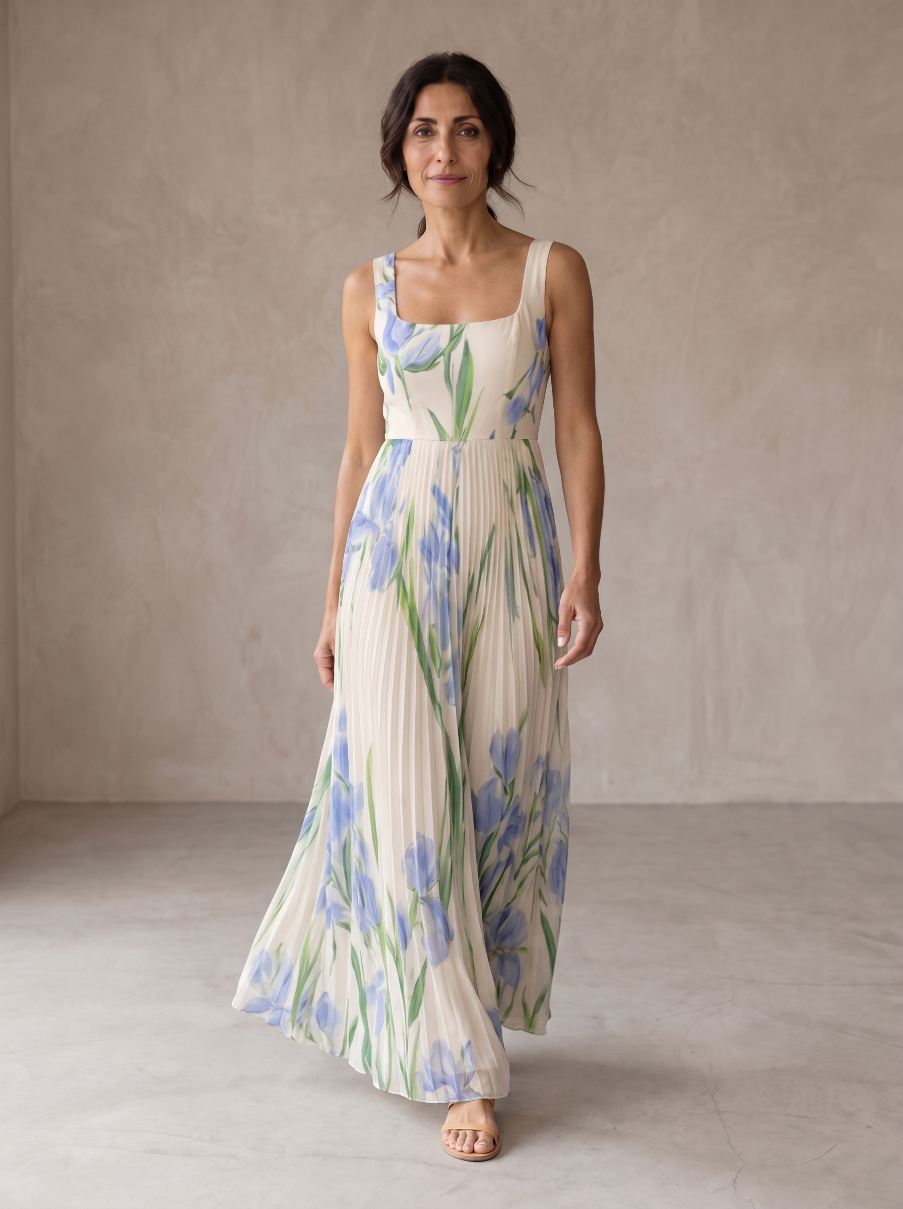 Oriah | Robe Maxi A-Line Florale