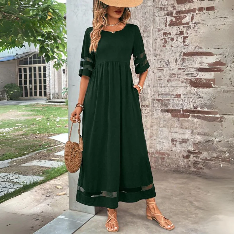 Cerelia | Robe Midi Élégante et Flatteuse