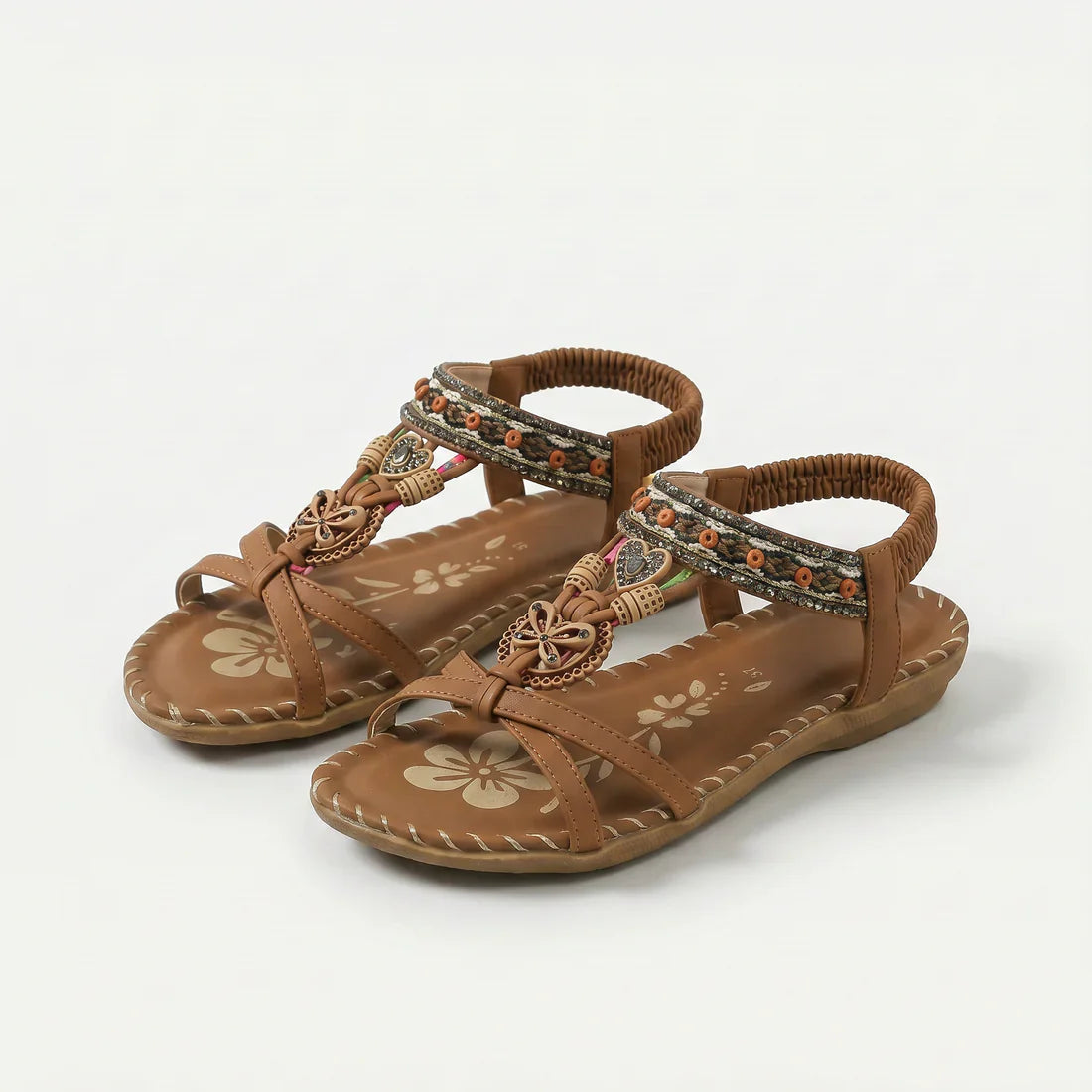 Nadia | Sandales Bohèmes Perlées
