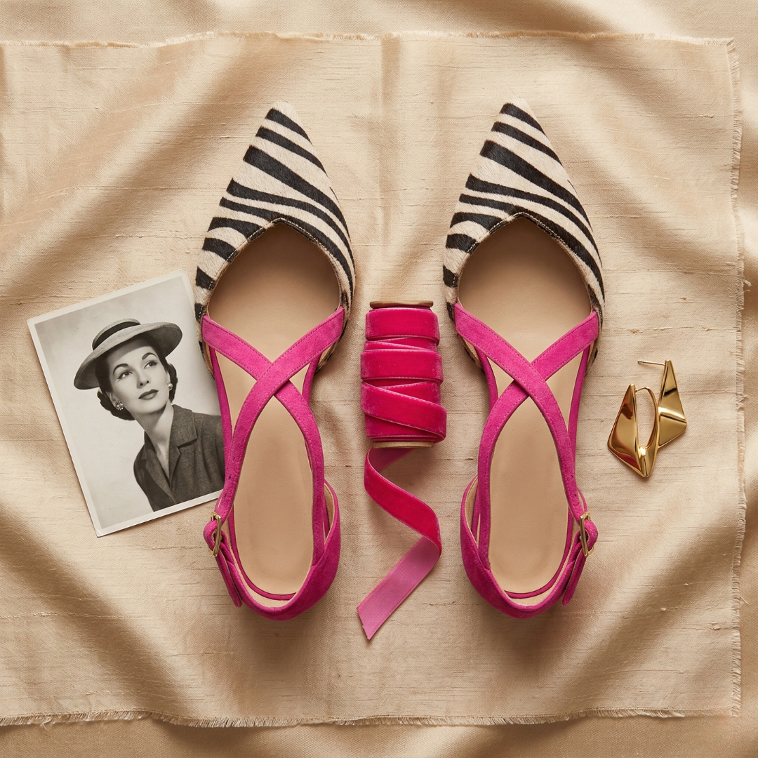 Ornella | Ballerines avec des brides