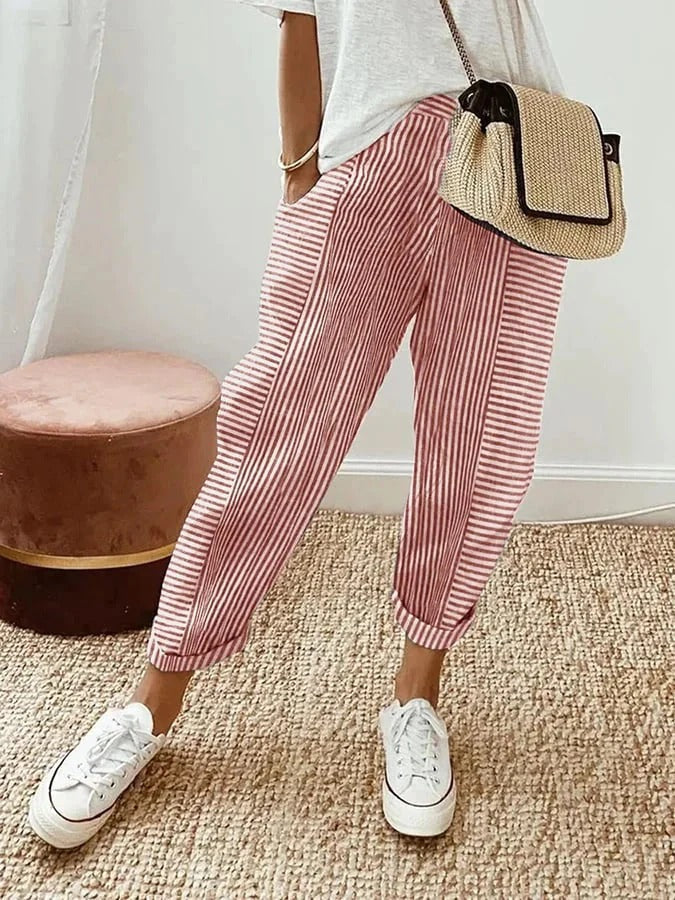 Rhea | Gestreepte Pantalon