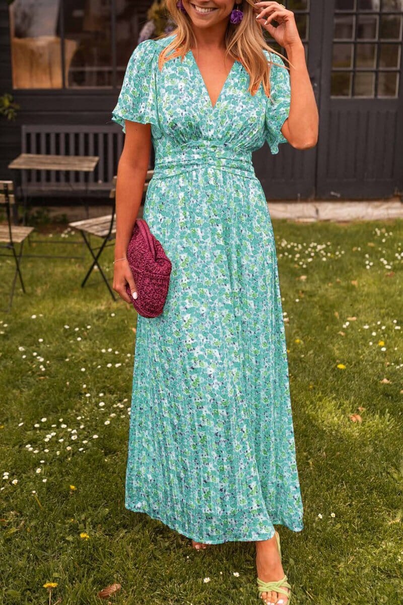 Sandra | Elegante Maxi jurk met V-hals