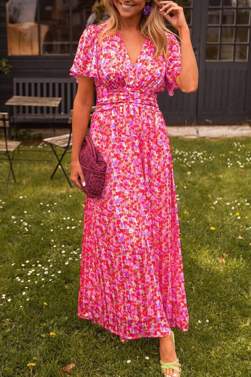 Sandra | Elegante Maxi jurk met V-hals