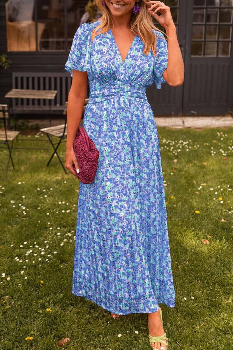 Sandra | Elegante Maxi jurk met V-hals