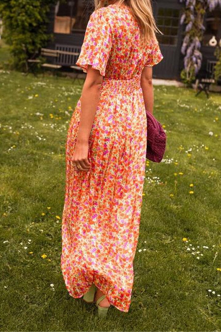Sandra | Elegante Maxi jurk met V-hals