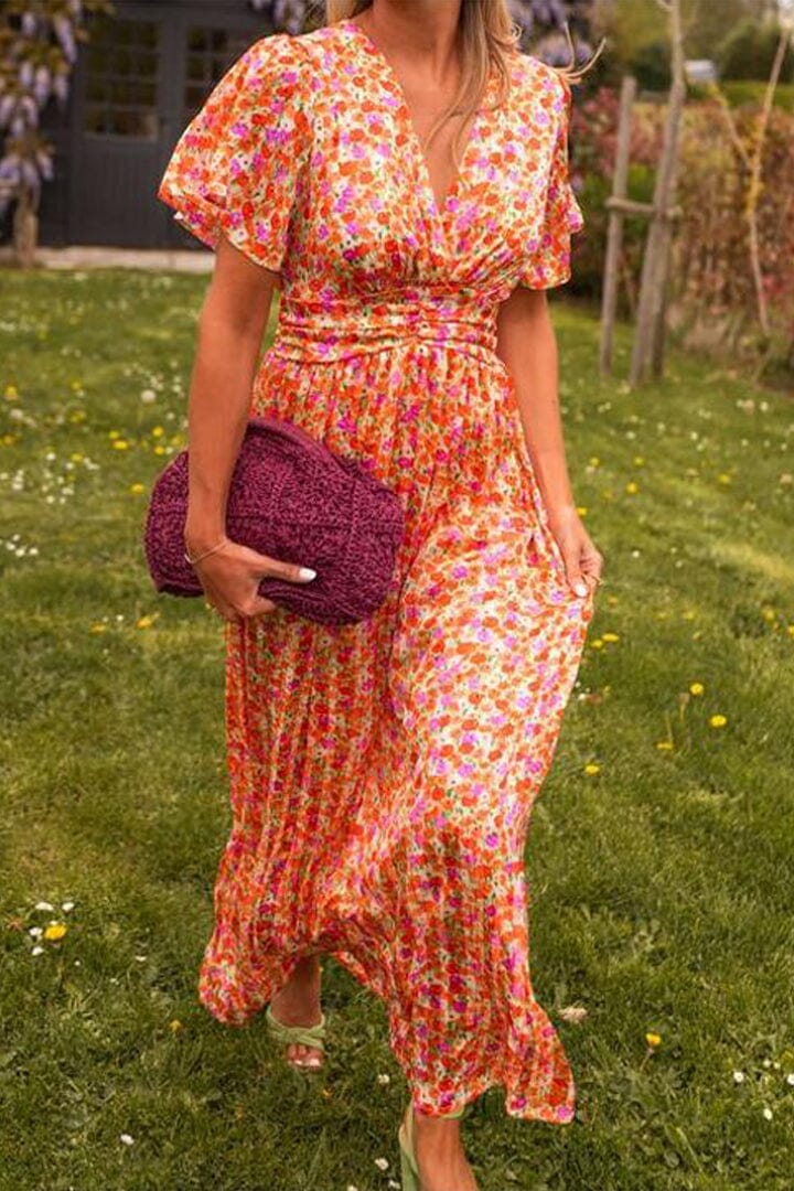 Sandra | Elegante Maxi jurk met V-hals