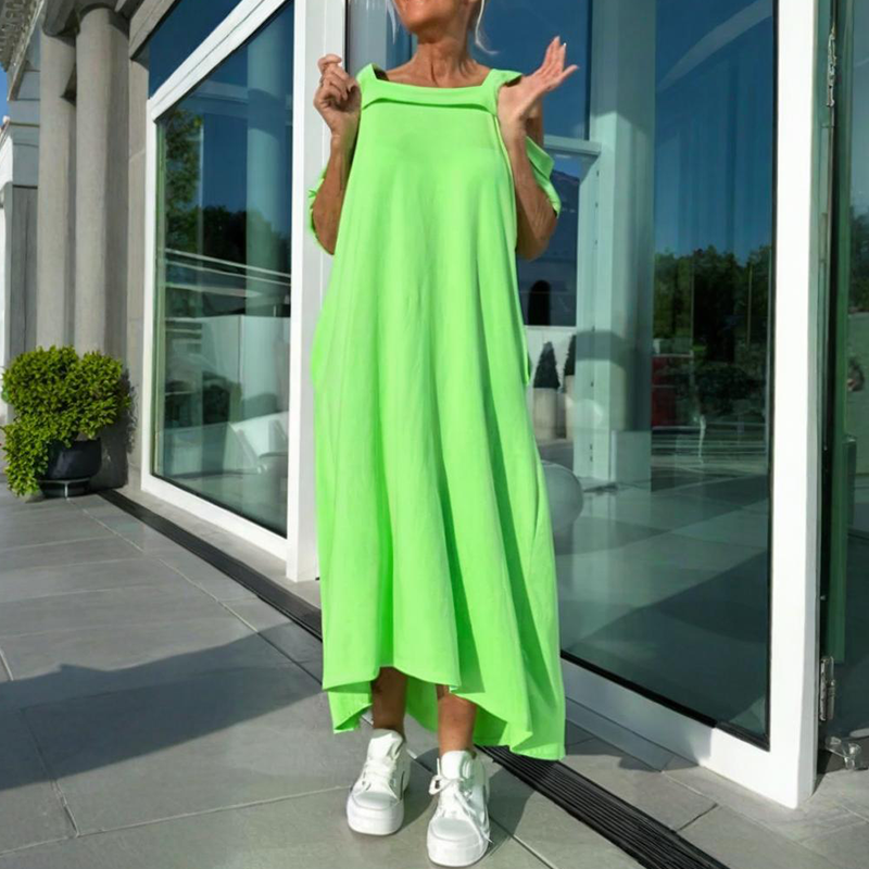 Elin | Off-shoulder maxi-jurk