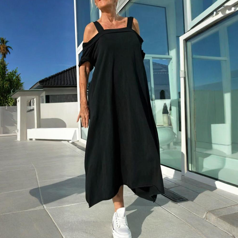 Elin | Off-shoulder maxi-jurk