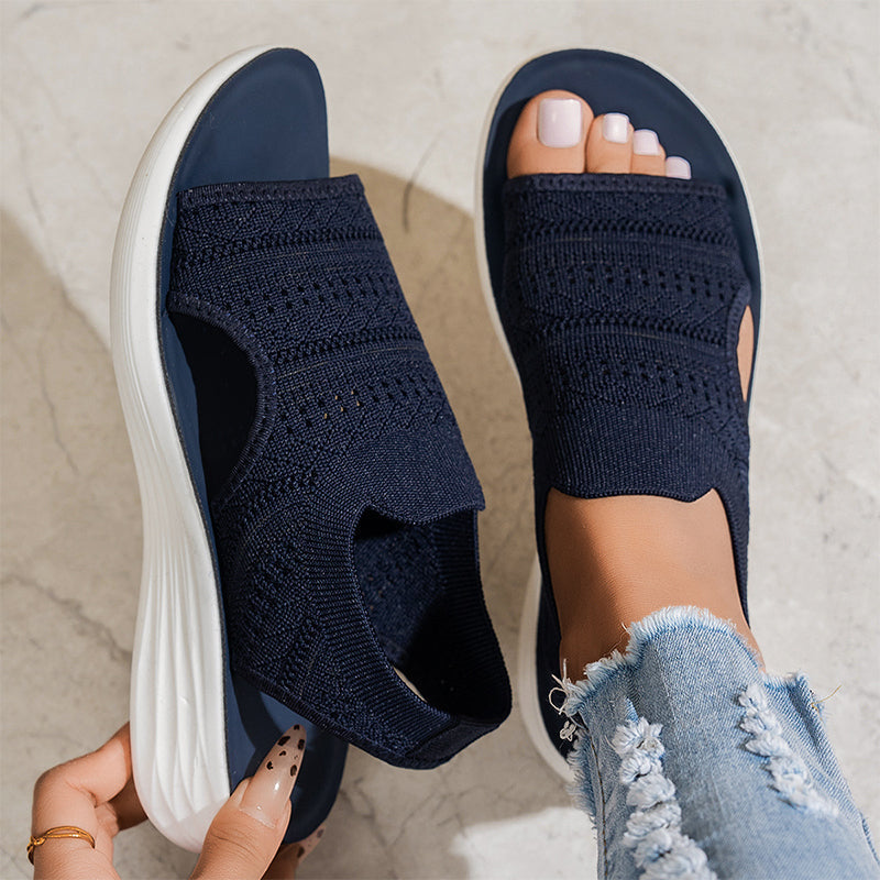 Anne | Sandales Confort en Maille