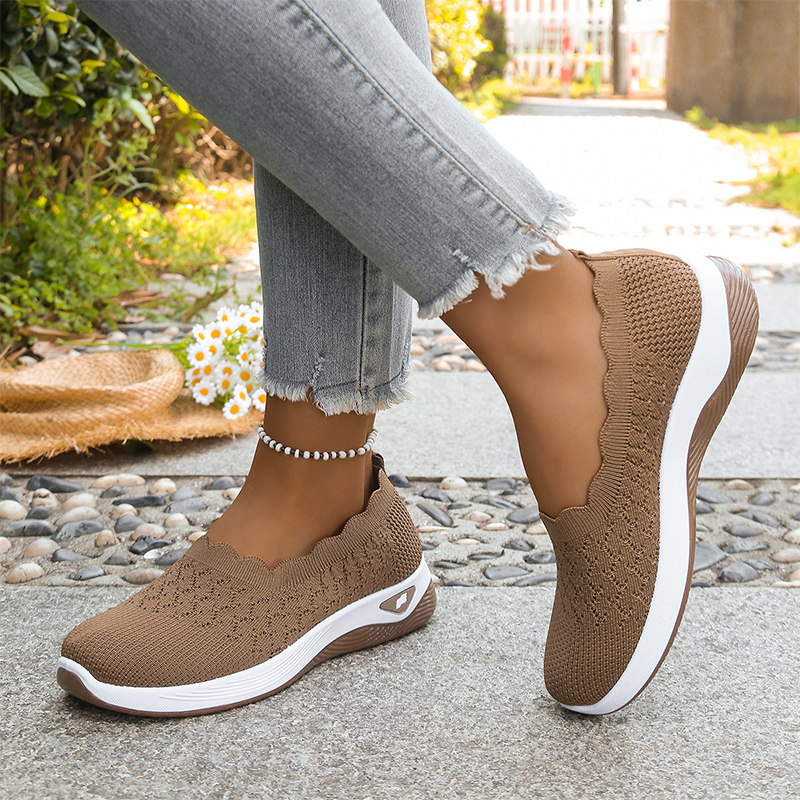 Margaux baskets légères marron