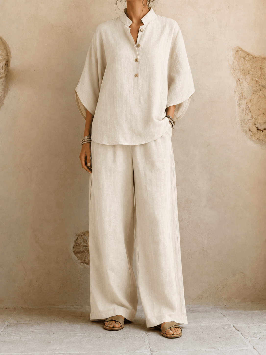 Maribel | Ensemble Fluide à Pantalon Large