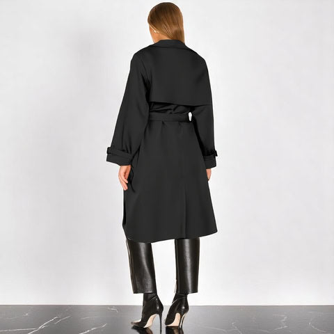 Euphémie | Trench élégant et intemporel à ceinture