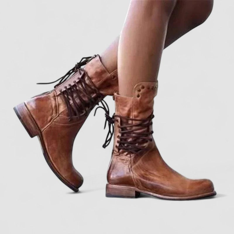 Raquel | Bottines Vintage avec Lacets
